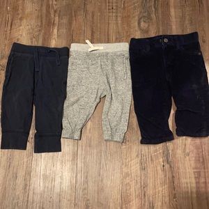 GAP Toddler boy blue and gray pants. Size 18 months.